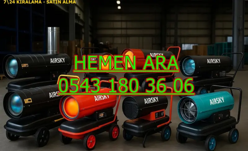 Kiralık Mazotlu Isımak Isıtıcı Kiralama Antalya Kemer