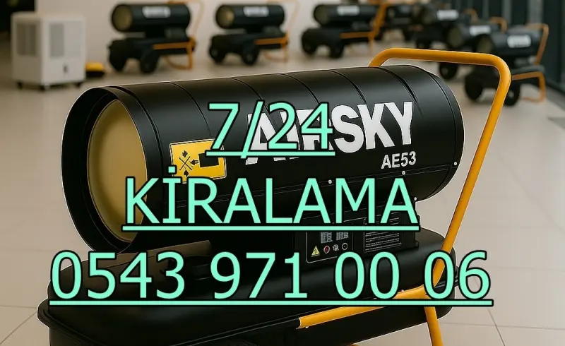 Kiralık Mazotlu Isımak Isıtıcı Kiralama İzmir Aliağa